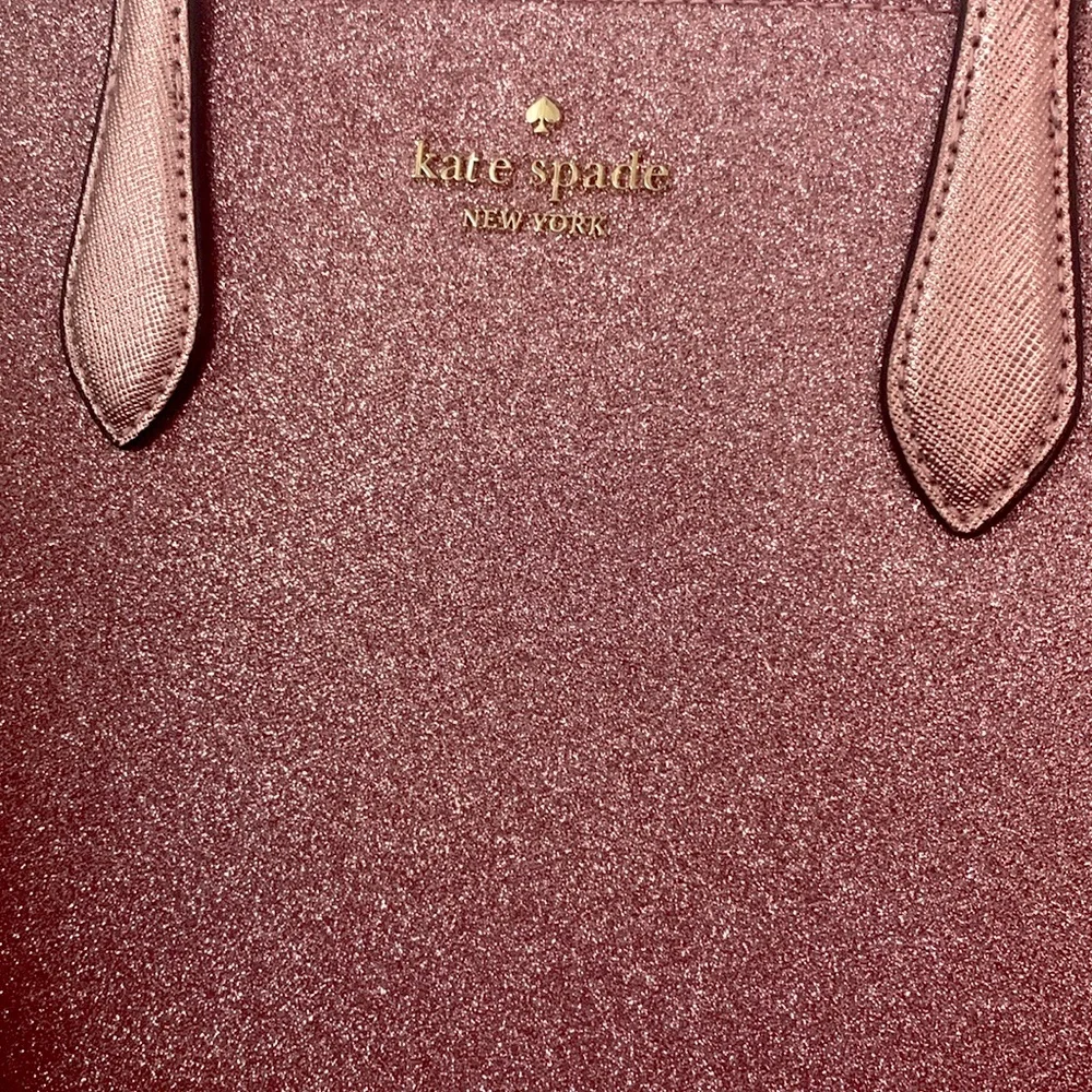 NWT 2-Piece Kate Spade Glitter Glimmer Crossbody Bag/Matching Bifold Wallet Pink